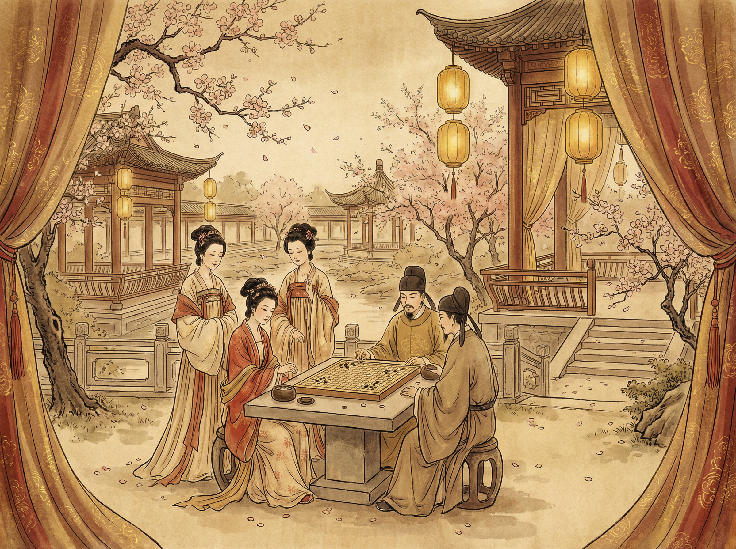 开元棋牌 - 唐代宫廷棋艺文化